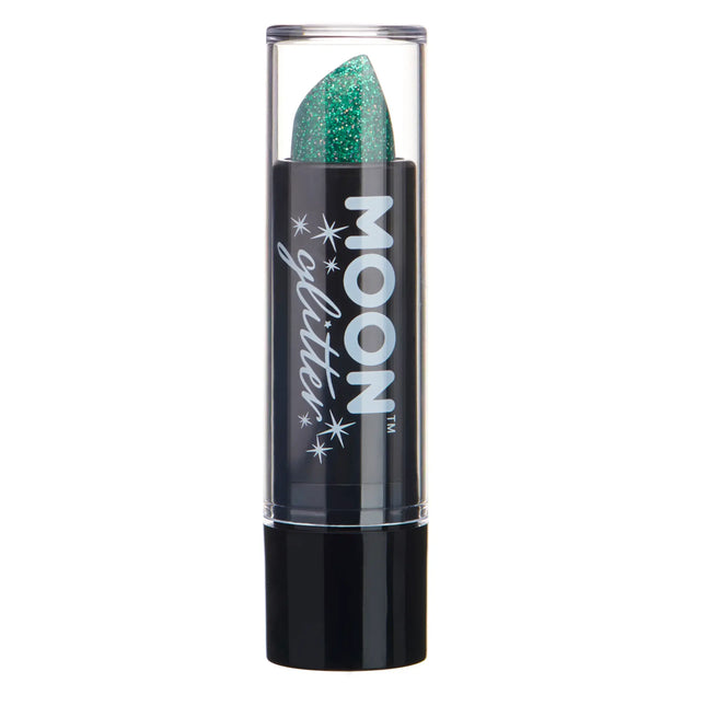 Moon Glitter Holographic Glitter Lipstick Green 4.2g