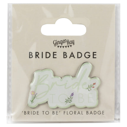 Bride To Be Badge