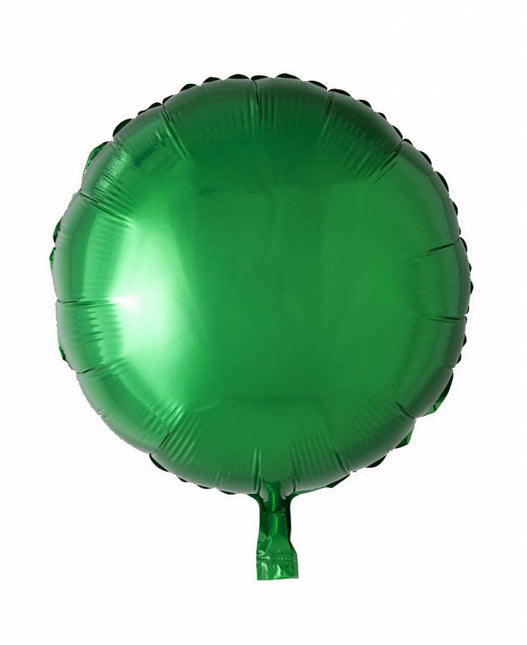 Helium Ballon Rond Groen 46cm leeg