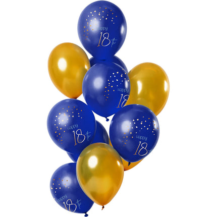 Ballonnen 18 Jaar Blauw 30cm 12st