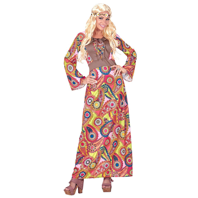 Hippie 60S Jurk Dames Met Corset