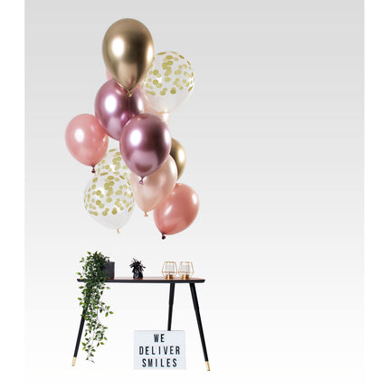 Gouden Ballonnen Set 30cm 12st