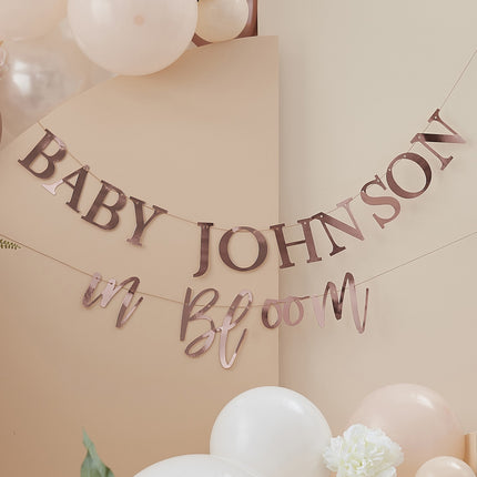 Rose Gouden Slinger Babyshower 2m