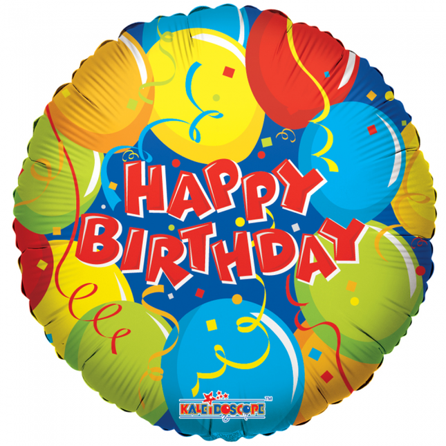 Helium Ballon Happy Birthday Versiering 45cm leeg