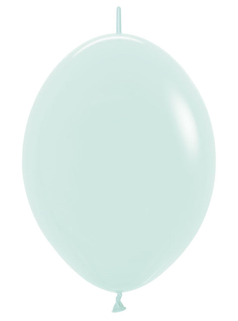 Ballonnen Pastel Matte Green 30cm 50st