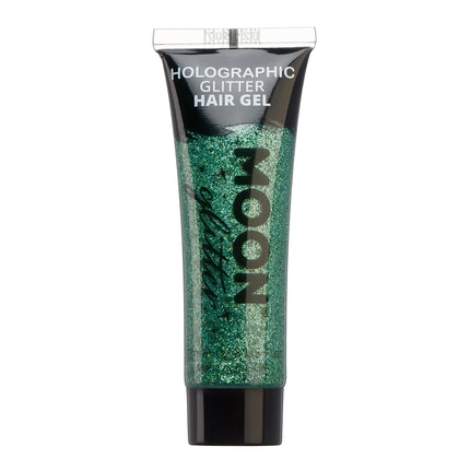 Moon Glitter Holographic Glitter Hair Gel Green 20ml