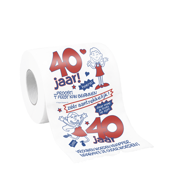 Toiletpapier 40 Jaar Vrouw