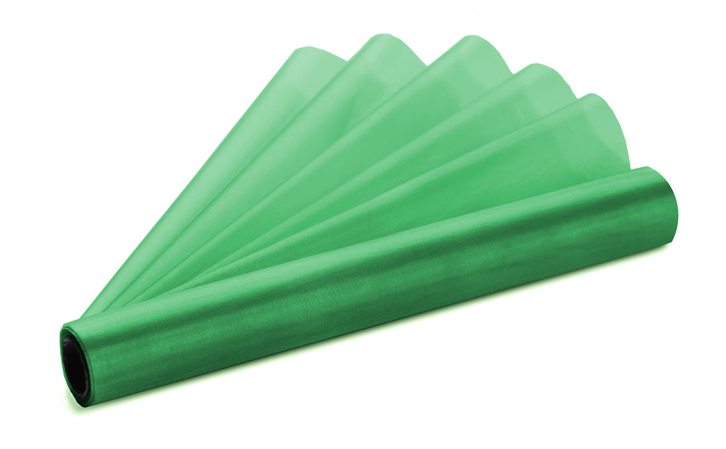 Groene Organza Stof 36cm 9m