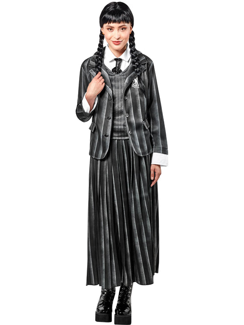 Halloween Kostuum Wednesday Addams Uniform