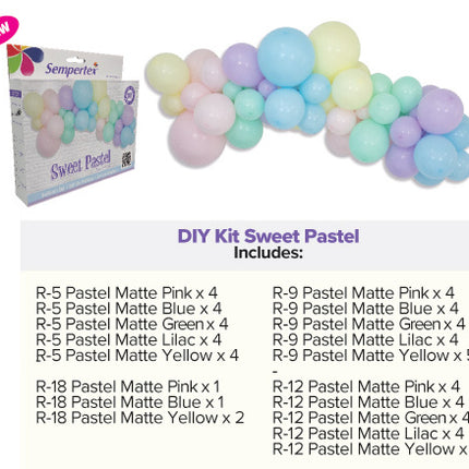 Ballonnen DIY Balloon Kit Sweet Pastel