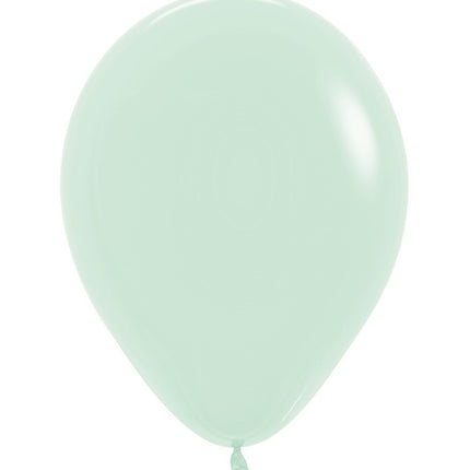 Ballonnen Pastel Matte Green 25cm 100st