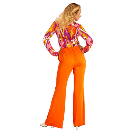 Disco 70S Broek Oranje Dames