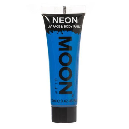 Moon Glow Intense Neon UV Face Paint Intense Blue