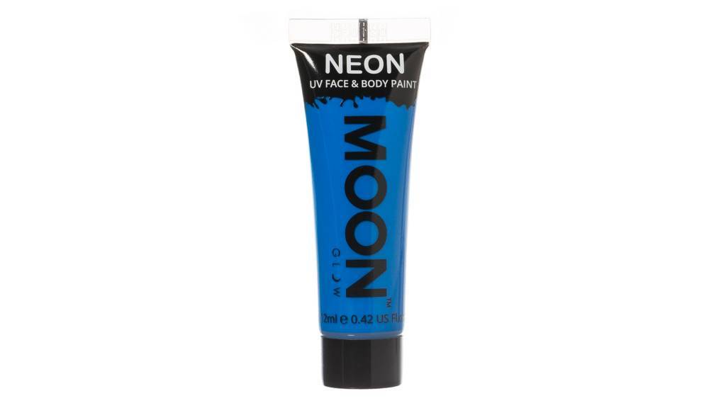 Moon Glow Intense Neon UV Face Paint Intense Blue