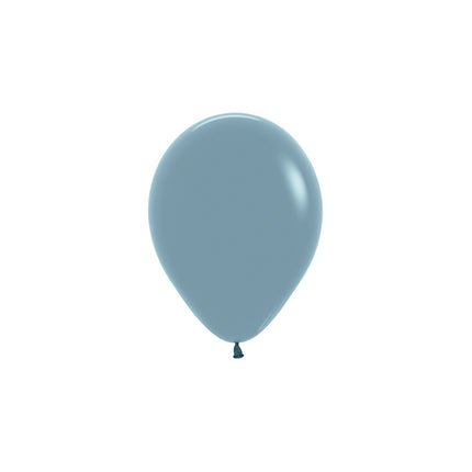 Ballonnen Pastel Dusk Blue 12cm 50st