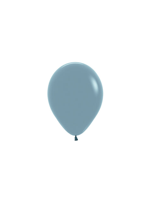 Ballonnen Pastel Dusk Blue 12cm 50st