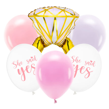 Ballonnen Set She Said Yes 6st