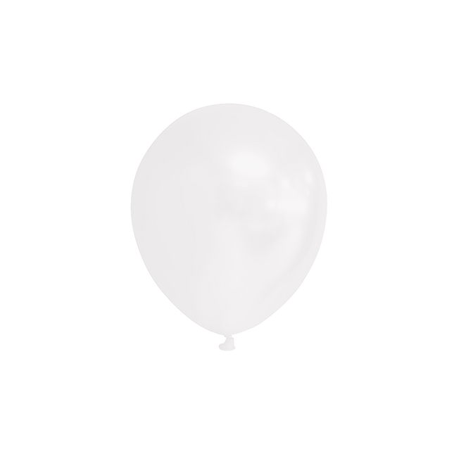 Witte Ballonnen 13cm 100st