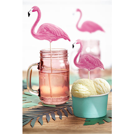 Flamingo Prikkers 23,5cm 6st