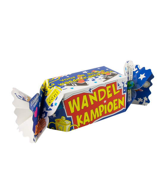 Geschenkdoosje Wandelkampioen 26cm