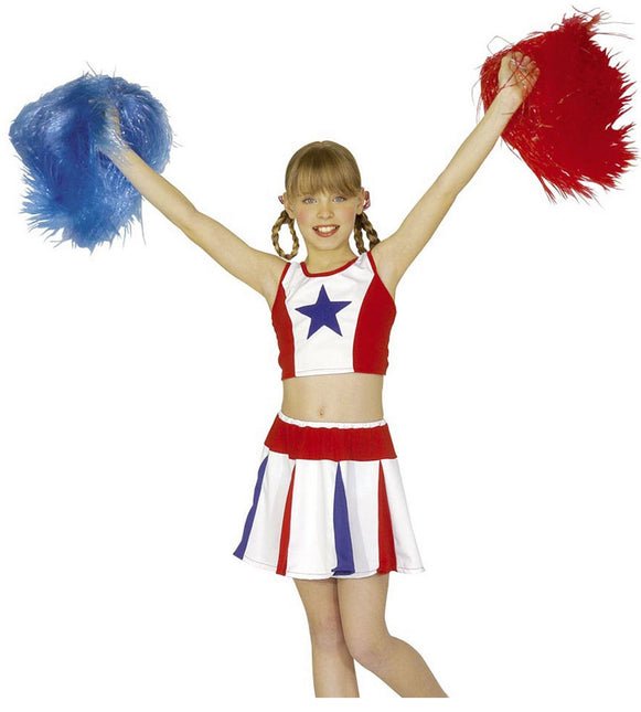 Cheerleader Pompom Blauw