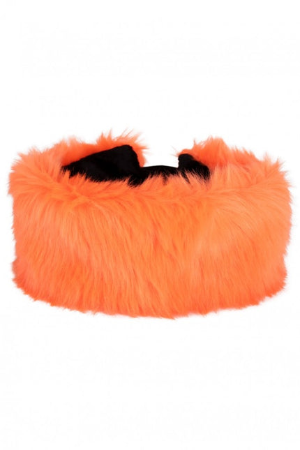 Hoofdband Pluche Orange