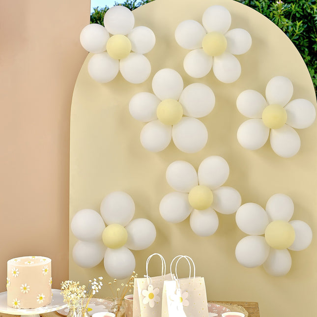 Babyshower Ballonnen Madeliefjes