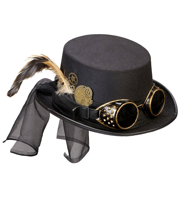 Hoed Steampunk Bril