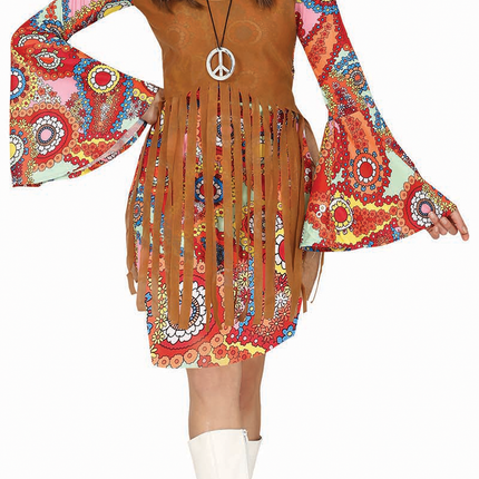 Hippie 60S Jurk Dames