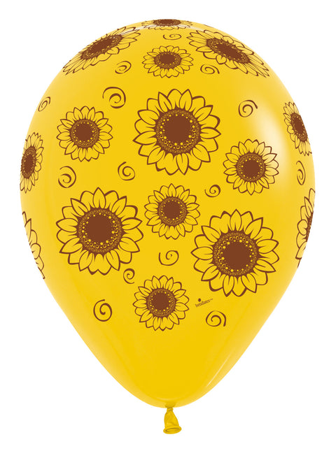 Ballonnen Sunflower Goldenrod 30cm 25st