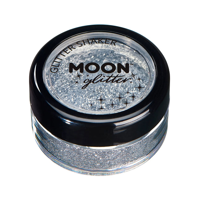 Moon Glitter Classic Fine Glitter Shakers Silver 5g