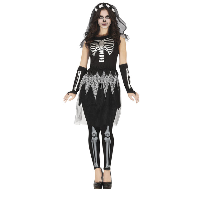 Skelet Halloween Kostuum Dames