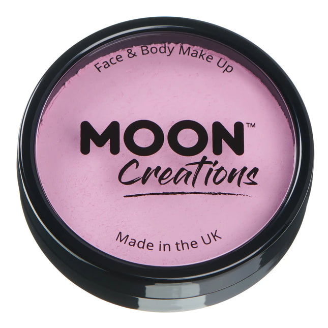 Moon Creations Pro Face Paint Cake Pots Light Pink 36g