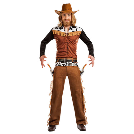 Cowboy Kostuum Bruin Heren