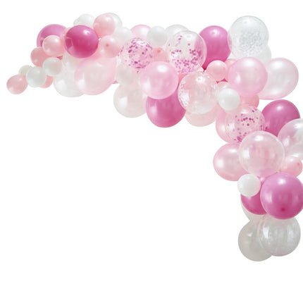 Roze Ballonnenboog DIY Set