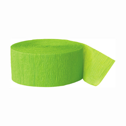 Crepe Slinger Lime Groen 24m