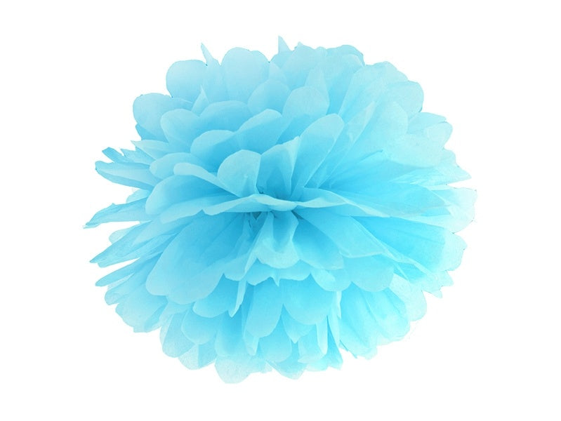 Pompon Hemelsblauw 25cm