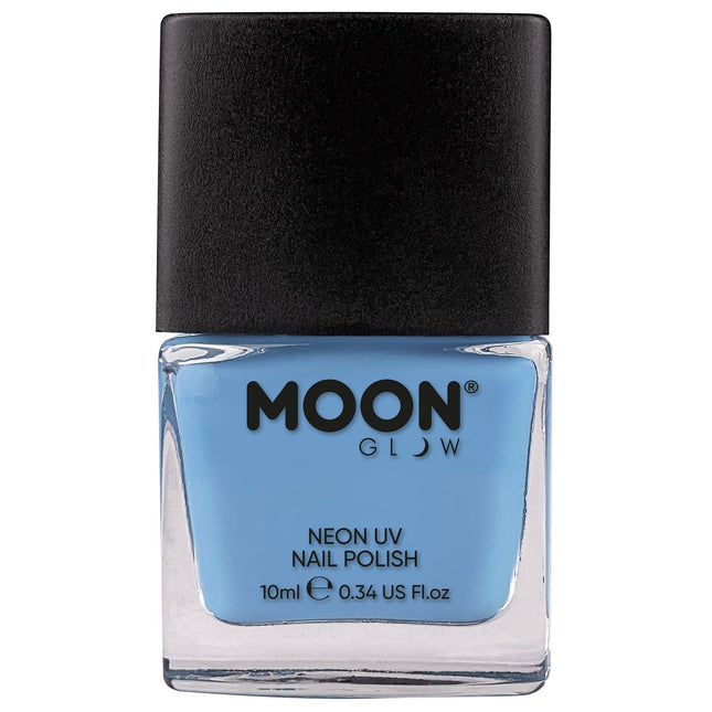 Moon Glow Pastel Neon UV Nail Polish Pastel Blue 14ml