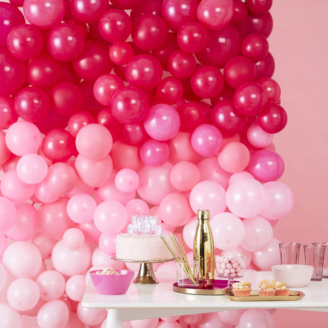 Wanddecoratie Ombre Ballonnen Set