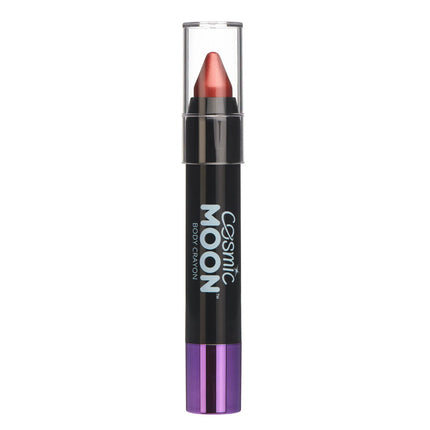 Cosmic Moon Metallic Body Crayons Red 3.2g