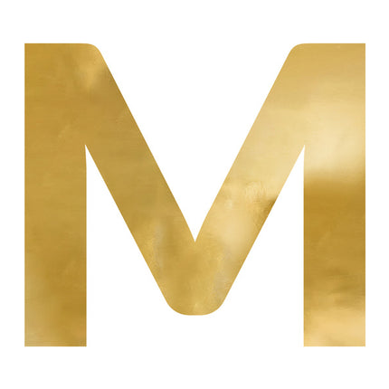 Spiegelletter M Goud 68cm