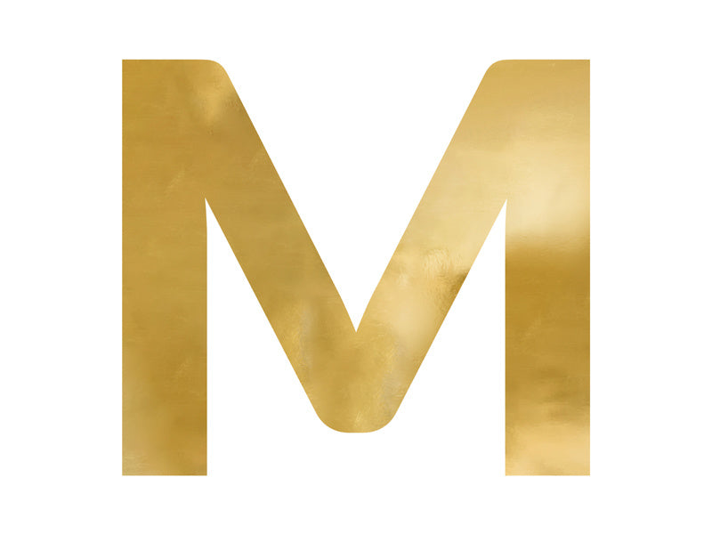 Spiegelletter M Goud 68cm