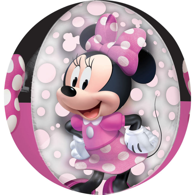 Minnie Mouse Helium Ballon Deluxe 40cm leeg