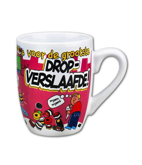 Mok Drop Verslaafde 12cm