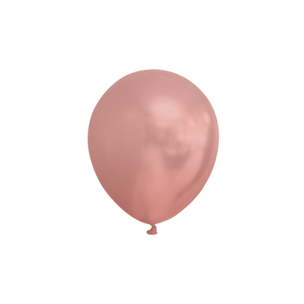 Rose Gouden Ballonnen Metallic 13cm 100st