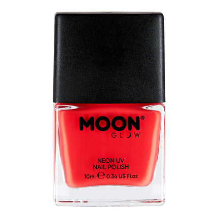 Moon Glow Intense Neon UV Nail Polish Intense Red 14ml