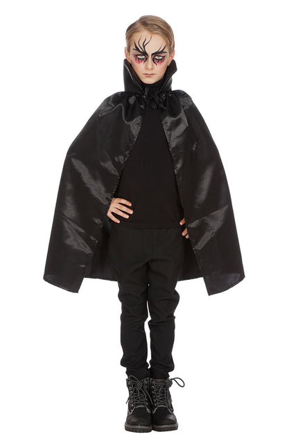 Halloween Cape Zwart Kind Dracula