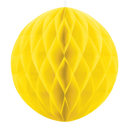 Honeycomb Bal Geel 30cm