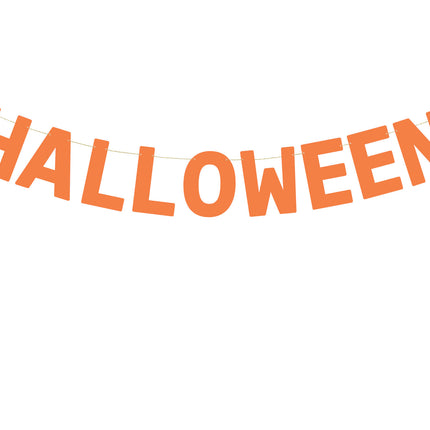 Zwarte Halloween Banner 2,5m