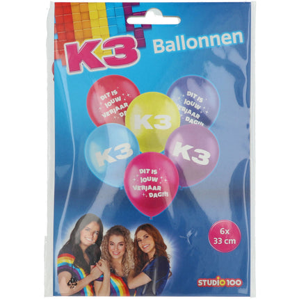 Ballonnen K3 23cm 6st